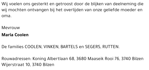 Maria Coolen