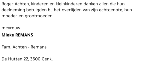 Mieke REMANS