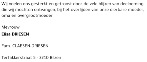 Elisa Driesen