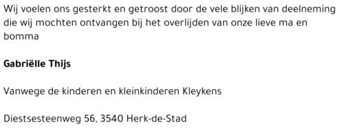 Gabriëlle THIJS