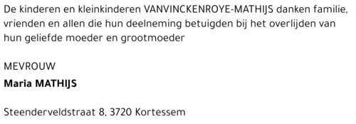 Maria Mathijs