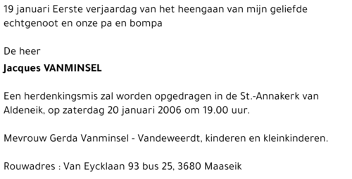 Jacques Vanminsel