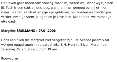 Margriet BRULMANS