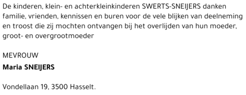 Maria Sneijers
