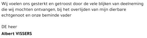 Albert VISSERS