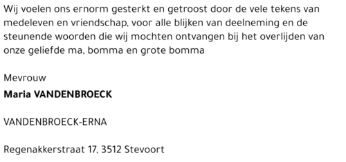 Maria Vandenbroeck