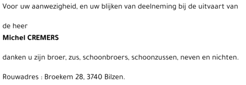Michel CREMERS