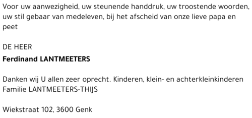 Godefriedus (Ferdinand) LANTMEETERS