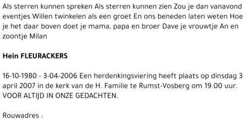 Hein Fleurackers