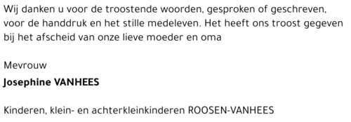 Josephine Vanhees