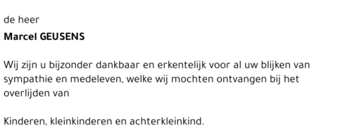 Marcel Geusens