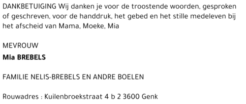 Mia Brebels