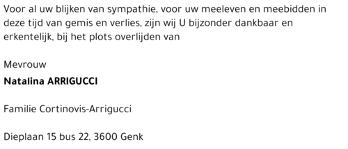 Natalina ARRIGUCCI