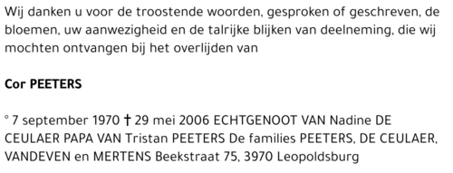 Cor Peeters