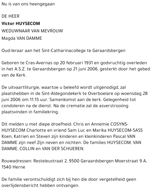 Victor Huysecom