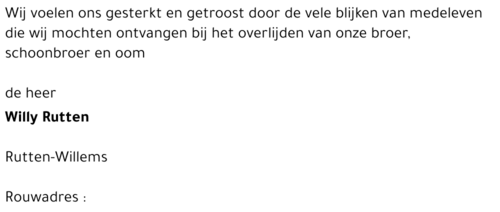 Willy Rutten