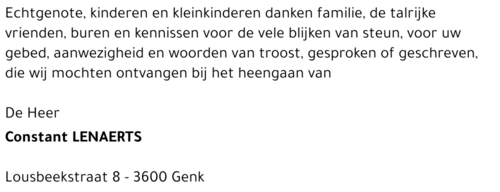 Constant LENAERTS