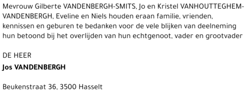 Jos Vandenbergh