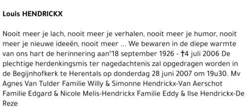 Louis Hendrickx