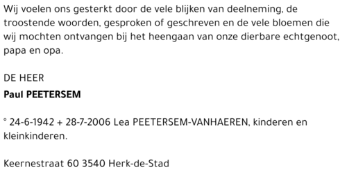 Paul PEETERSEM