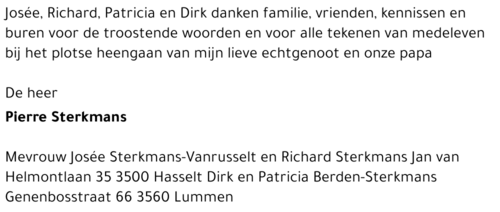 Pierre Sterkmans
