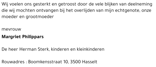 Margriet PHILIPPARS