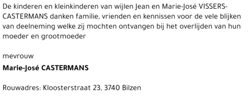 Marie-José CASTERMANS