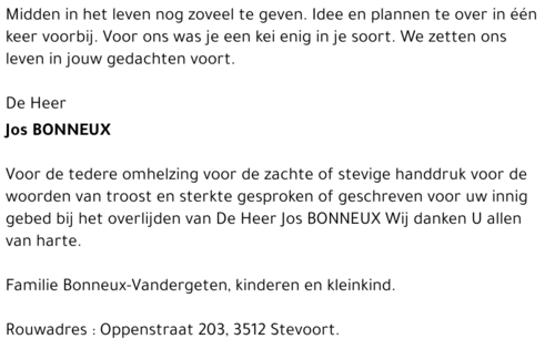Jos Bonneux