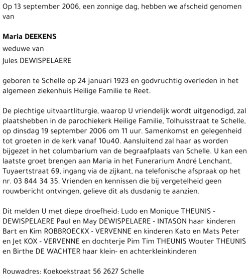 Maria Deekens