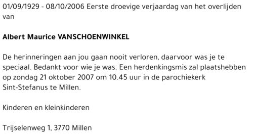 Albert Maurice Vanschoenwinkel