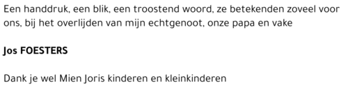 Jos FOESTERS