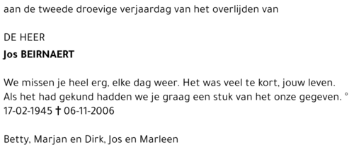 Jos Beirnaert