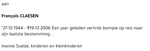 François CLAESEN