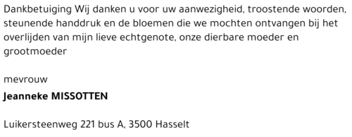 Jeanneke Missotten