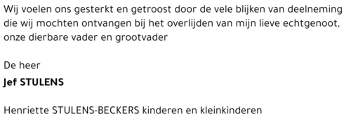 Jef STULENS