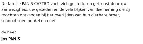 Jos Panis