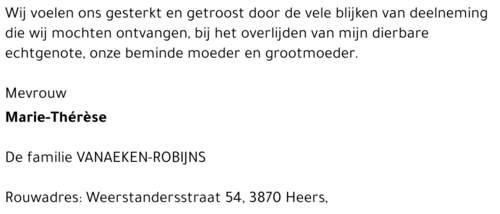 Marie-Thérèse Robijns