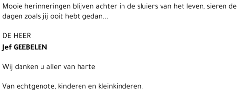 Jef Geebelen