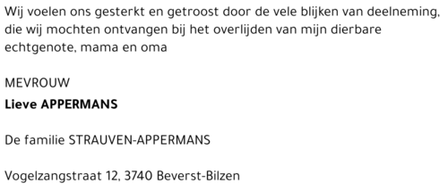 Lieve Appermans