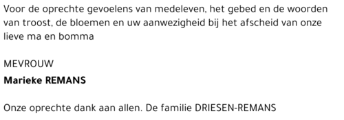 Marieke Remans
