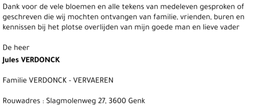 Jules VERDONCK