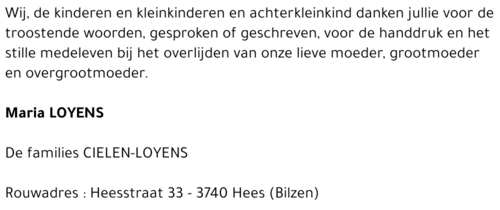 Maria Loyens