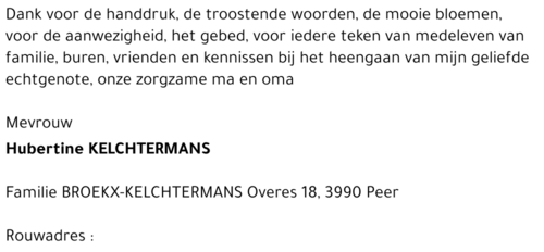 Hubertine Kelchtermans