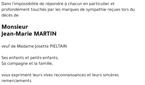 Jean-Marie MARTIN
