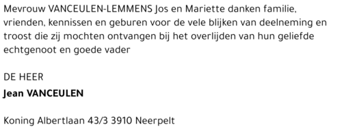 Jean Vanceulen