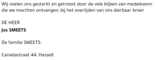 Jos Smeets