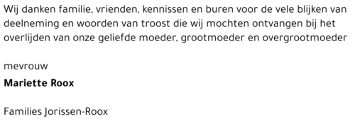 Mariette Roox