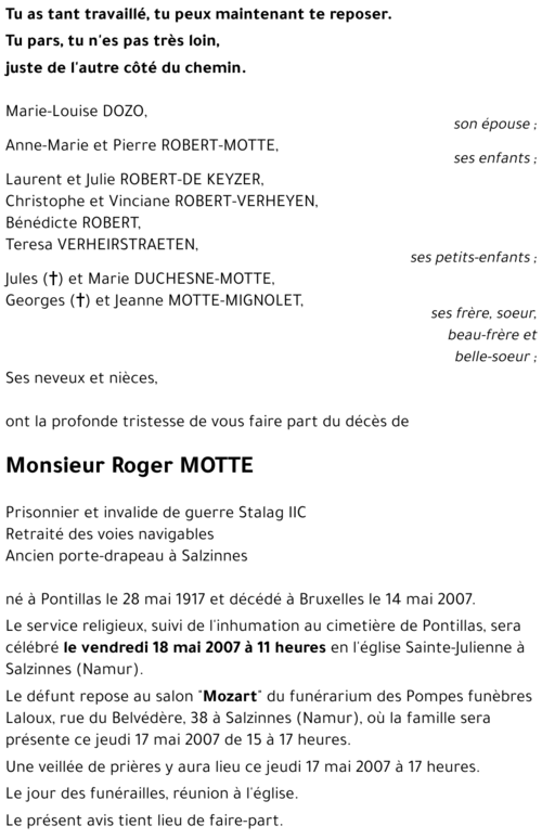 Roger MOTTE