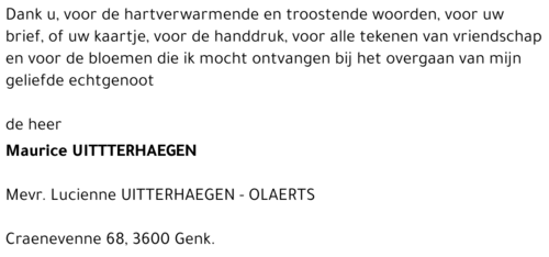 Maurice UITTERHAEGEN