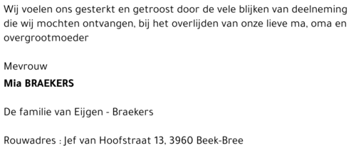 Mia Braekers